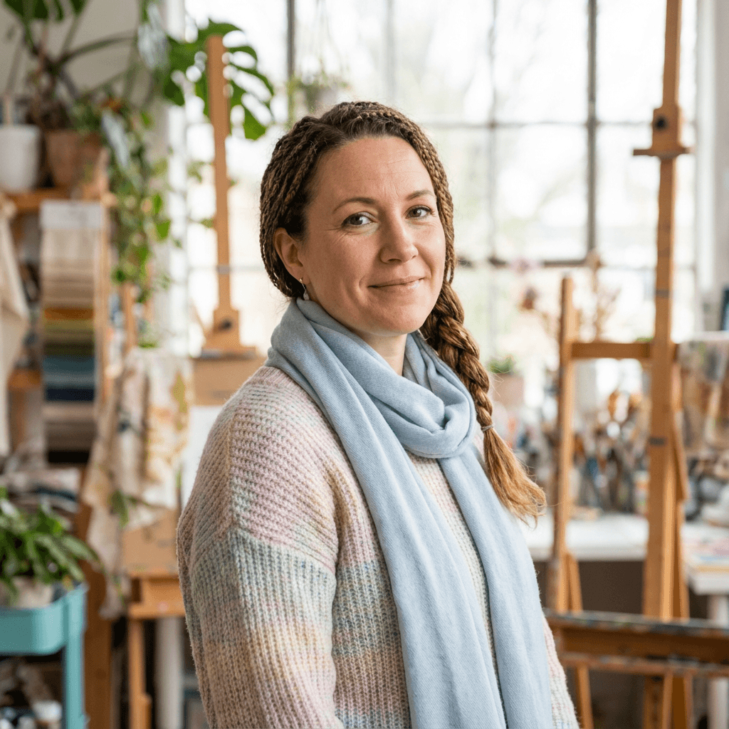 Gabriele Hoffmann mit ihrem restaurierten Erbschmuck