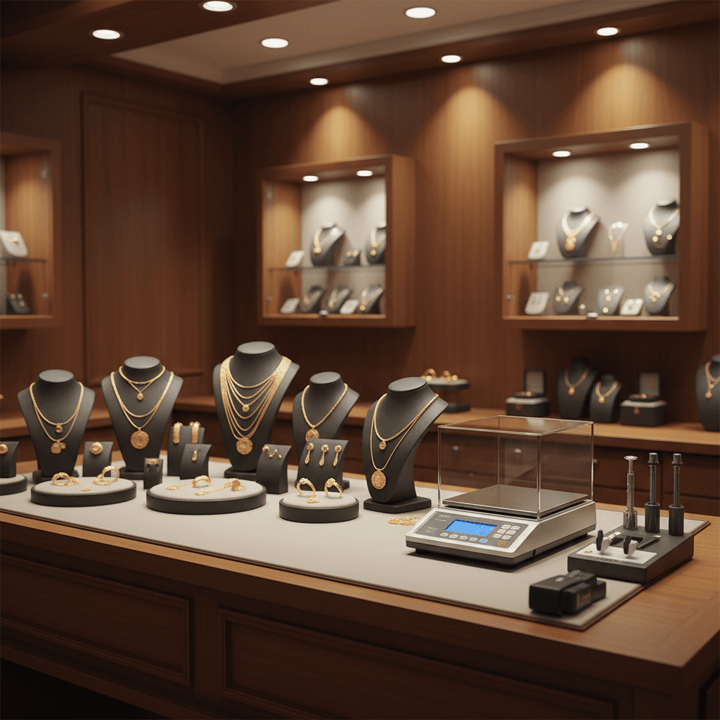Professionelle Bewertungsausstattung bei Juwelier Kemer